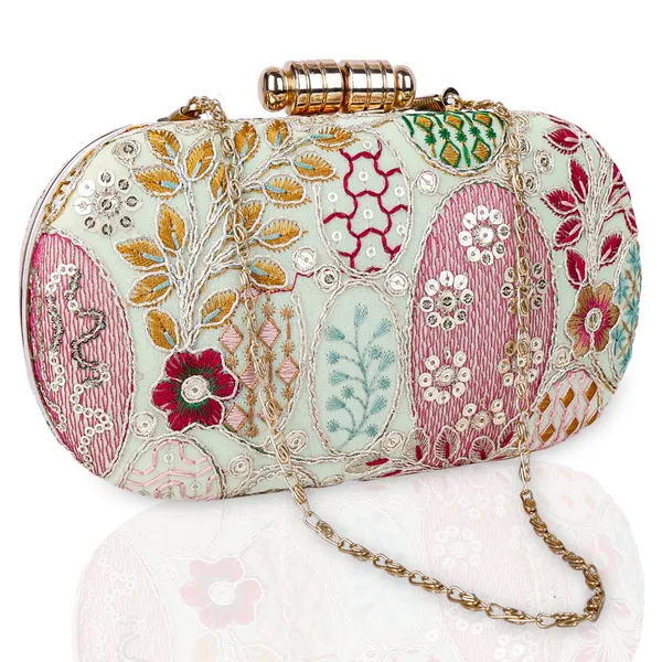 Oval_Shaped_Embroidered_Clutch_Bag_For_Women