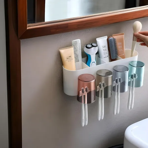 White_Premium_Plastic_Bathroom_Organizer_For_Bathroom_2_Cups