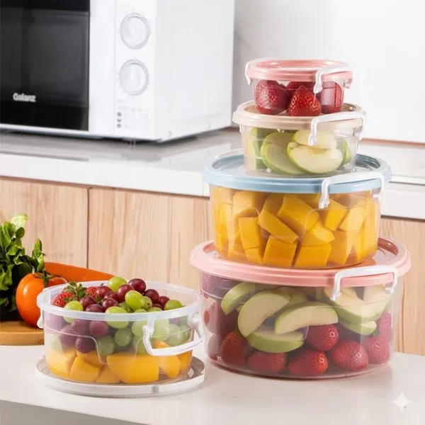 Multicolor_Premium_Plastic_Airtight_Food_Container_Set_With_Clip_Lock_Lid_Kitchen_Storage_Box_For_Dry_Food_Set_Of_4