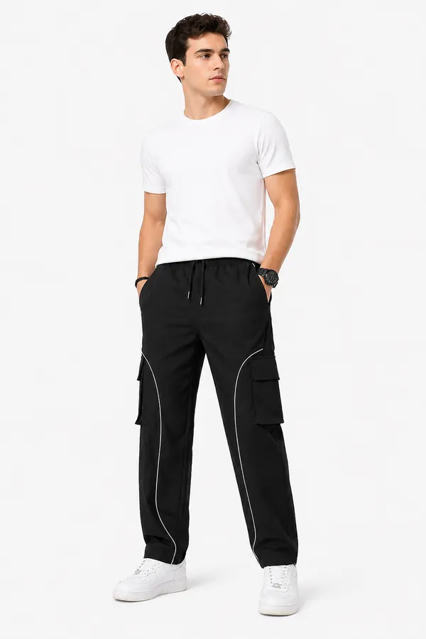 Men_Black_Cargo_Pant_With_White_Piping_Detail