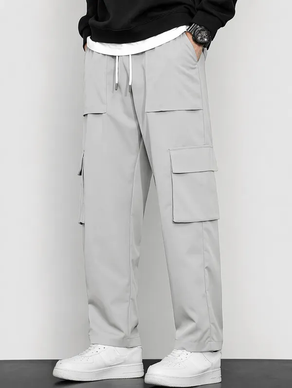 Men_Grey_Cargo_Pant_Oppen_Bottom_And_Drawstring_Waist