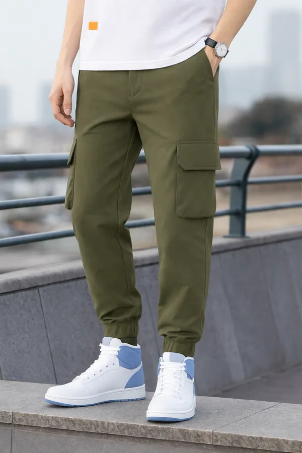 Men_Cargo_Jogger_Pant_With_Multiple_Pockets_-_Olive_Green