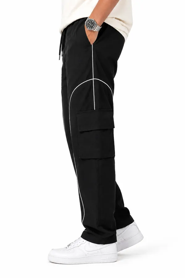 Men_Black_Cargo_Pant_With_White_Piping_Detail