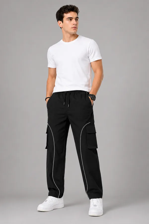 Men_Black_Cargo_Pant_With_White_Piping_Detail