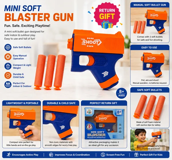 Toy_Foam_Dart_Blaster_Pistol_Gun_With_3_Soft_Darts_Blue_And_Orange_With_2_Pcs_Robot_Pull_Back_Set