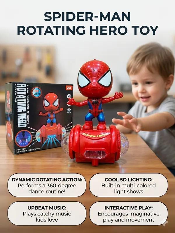 Robot_Toy_Pack_And_Spider_Man_Musical_Dancing_Toy_Combo