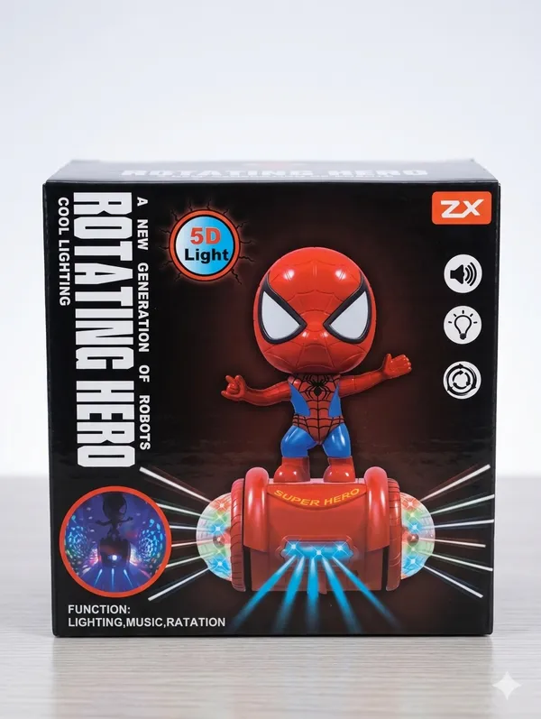 Robot_Toy_Pack_And_Spider_Man_Musical_Dancing_Toy_Combo