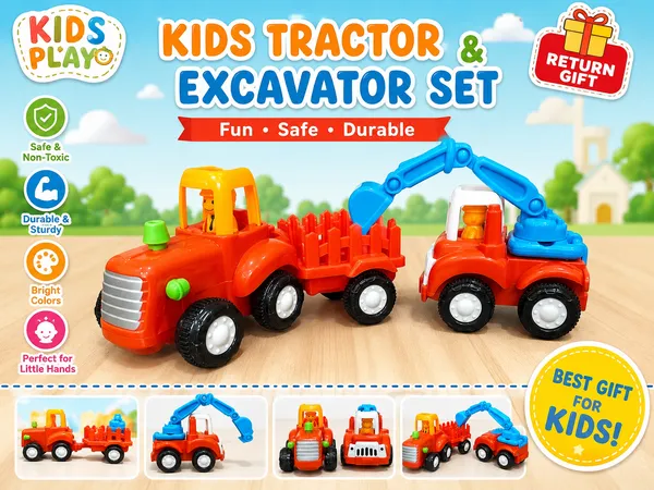 3_Piece_Magnetic_Construction_Toy_Vehicle_Pack_Tractor_Trailer_Excavator