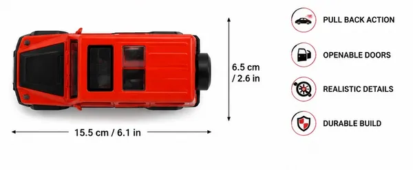 Diecast_Model_Car_Mercedes_Benz_G_Class_Suv_Orange_With_Openable_Doors