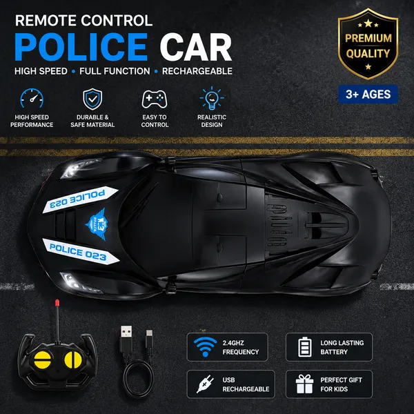 Remote_Control_Police_Car_Toy_Black_Rc_Racing_Car_With_Controller_For_Kids