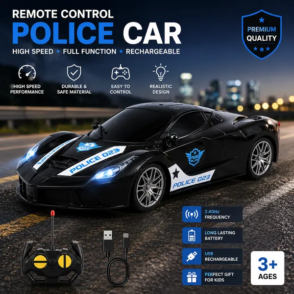 Remote_Control_Police_Car_Toy_Black_Rc_Racing_Car_With_Controller_For_Kids