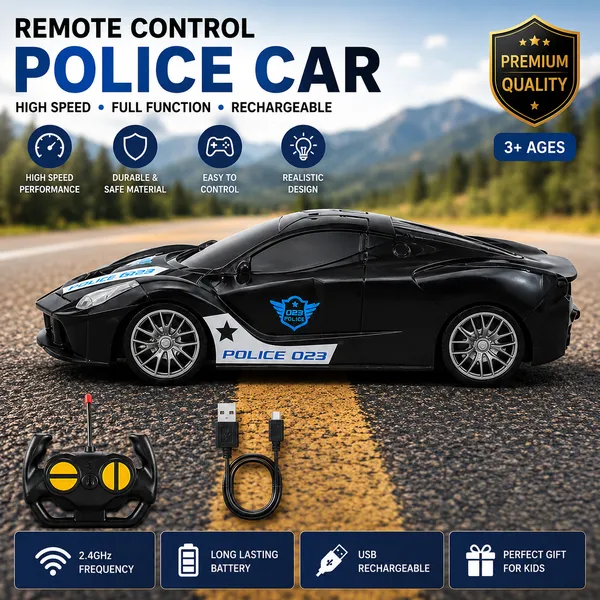 Remote_Control_Police_Car_Toy_Black_Rc_Racing_Car_With_Controller_For_Kids