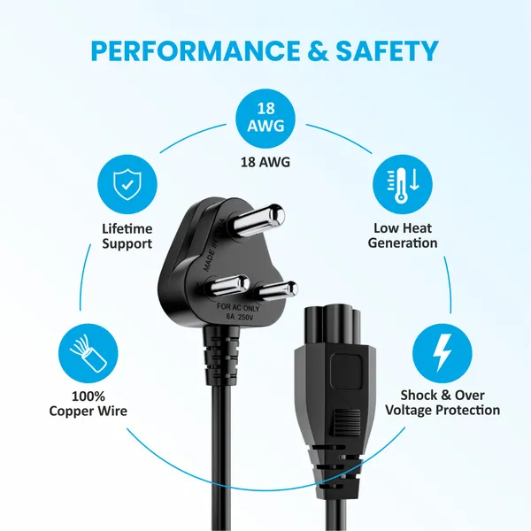 Bytegear_Black_3_Pin_Laptop_Power_Cable_With_18_Awg_And_700W_Heavy_Duty_Universal_Power_Cable_Replacement_For_Charger_Adapter_Power_Cord_For_Laptop_(Black)_-_1_Years_Pack_Of_2