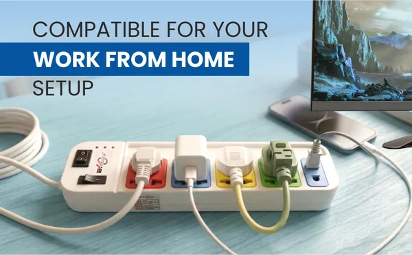 Bytegear_Power_Strip_4+1_Universal_Multi_Color_Sockets_|_1500W_|_Led_Indicator_With_Master_Switch_|_Surge_And_Spike_Protection_|_Ideal_For_Home_And_Office_Use_(White)