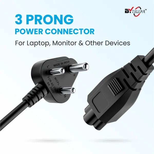 Bytegear_Black_3_Pin_Laptop_Power_Cable_With_18_Awg_And_700W_Heavy_Duty_Universal_Power_Cable_Replacement_For_Charger_Adapter_Power_Cord_For_Laptop_(Black)_-_1_Years_Pack_Of_2