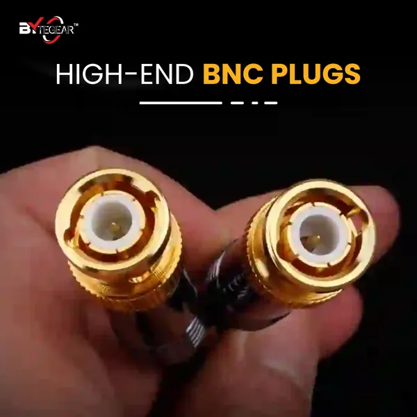 Bytegear_Bnc_Wire_Connector_-_Full_Copper_-_Bnc_Male_Wire_For_Cctv_Camera,_Dvr,_Vcr,_Surveillance_System_-_Black_And_Red_-_Pack_Of_20_Nos