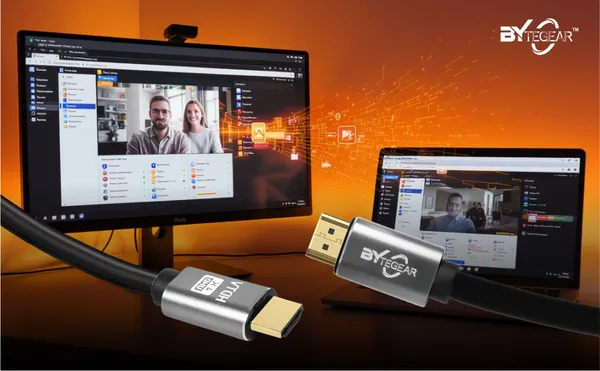 Bytegear_8K_Ultra_Hd_Hdmi_Cable_Arc_Hdmi_2.1_Cable,_High-Speed_Hdmi_Cord_48Gbps_8K@60Hz,_4K@120Hz_Dolby_Atoms_(Hdcp_2.2And2.3,_3D,_Hdr10)_For_Soundbar._1_Years_Warranty