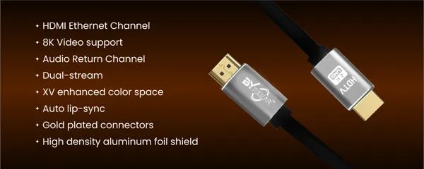 Bytegear_8K_Ultra_Hd_Hdmi_Cable_Arc_Hdmi_2.1_Cable,_High-Speed_Hdmi_Cord_48Gbps_8K@60Hz,_4K@120Hz_Dolby_Atoms_(Hdcp_2.2And2.3,_3D,_Hdr10)_For_Soundbar._1_Years_Warranty