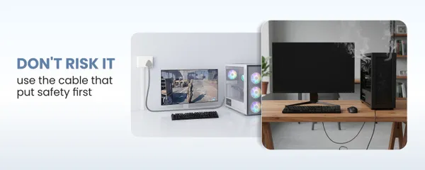 ByteGear_Desktop_Power_Cord,_3_Pin_Plug_Computer_Cable_Wire,_Monitor_Power_Cable,_Printer_Cable,_Desktop_Accessories,_Adaptor_Power_Cable_And_Pc_Power_Cord_For_Home,_Office_And_Institutions_-_Universal_Compatibility_(Grey)
