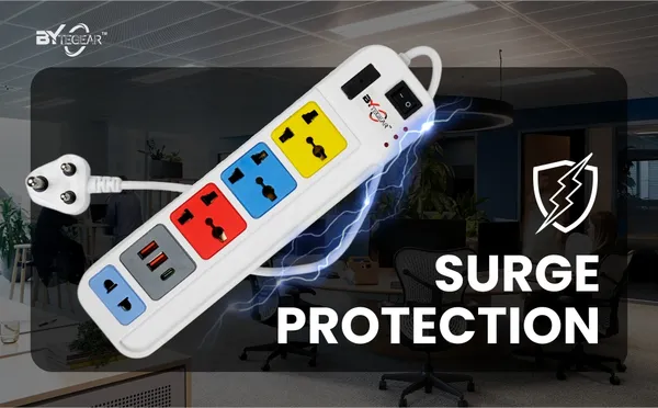 Bytegear_Pe-0075_Power_Strip_3+1_Universal_Multi_Color_Sockets_With_2_Usb_Type_A_And_1_Usb_Type_C_|_1500W_|_Led_Indicator_With_Master_Switch_|_Surge_And_Spike_Protection_|_5M_Durable_Copper_Cable_|_Ideal_For_Home_And_Office_Use_(Multicolor)