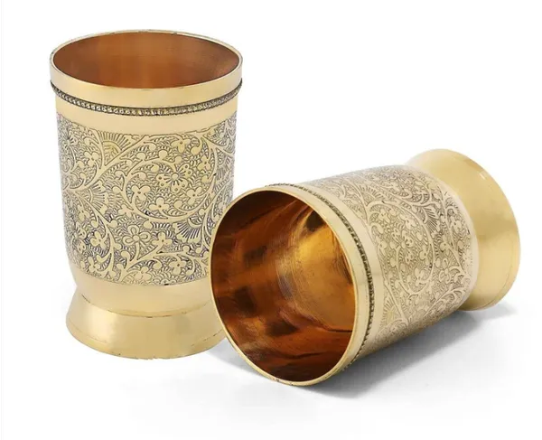 Brass_Embossed_Decorative_Glasses_Pack_Of_2