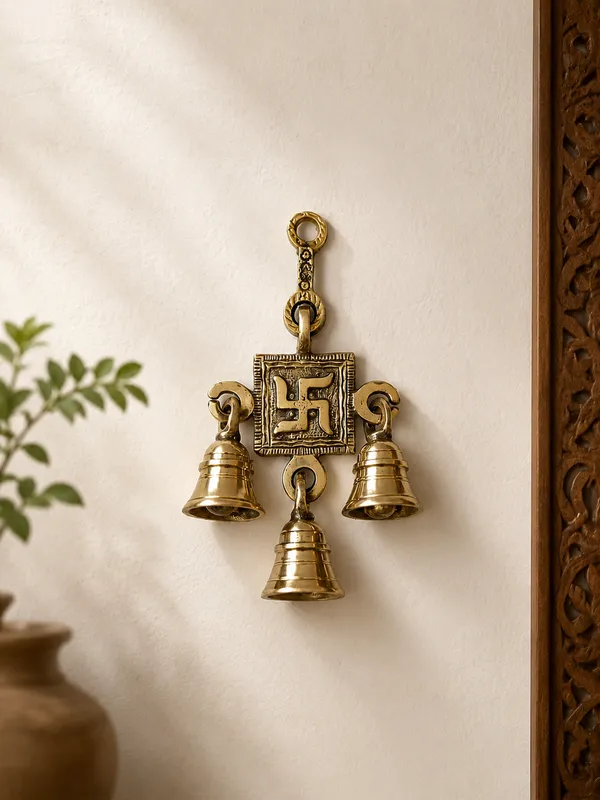 Brass_Wall_Hanging_Swastik_Bell_Chime_For_Pooja