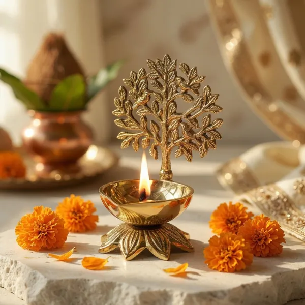 Brass_Golden_Tree_Design_Diya_Stand_for_Pooja