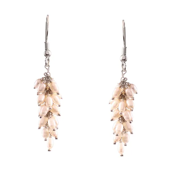 Peach_Crystal_Cluster_Drop_Earrings