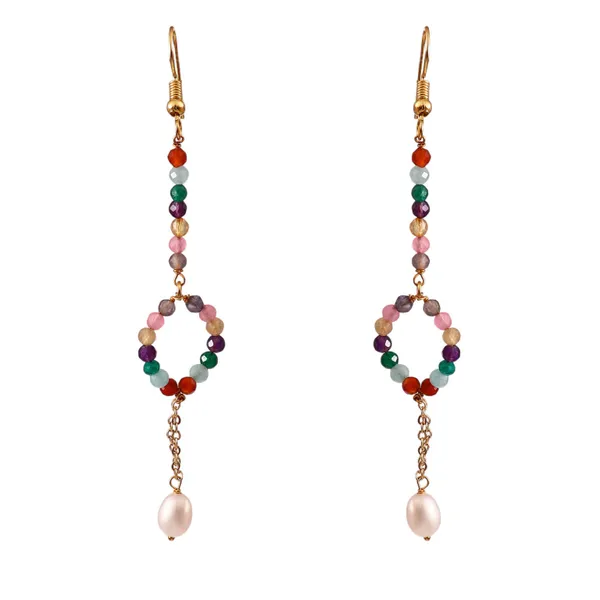 Multicolor_Beaded_Circle_Drop_Earrings_With_Pearl_Dangle