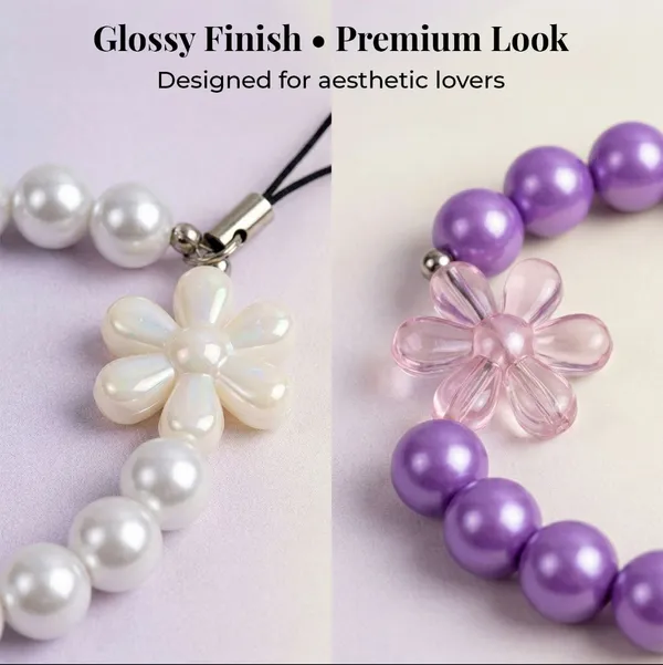 White_And_Purple_Pearl_Beads,_Flower_Acrylic_Beads_Bracelet_Charm_For_Women