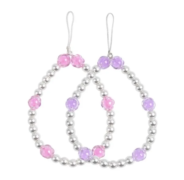 Lavender_And_Pink_Pearl_Beads,_Flower_Acrylic_Beads_Teardrop_Ornament_For_Women