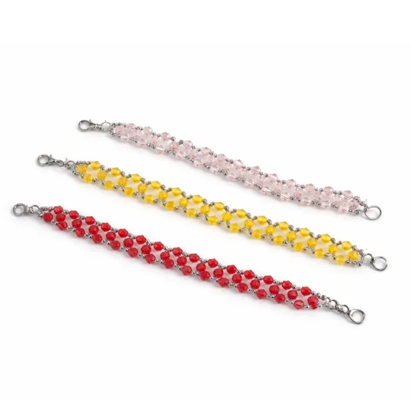 Multicolour_Glass_Beads_Bracelet_For_Women