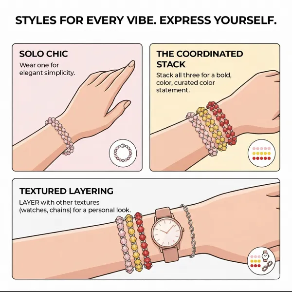 Multicolour_Glass_Beads_Bracelet_For_Women