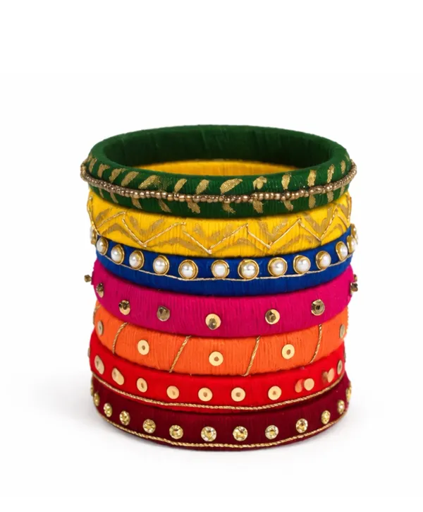 Multicolour_Cotton_Thread_Bangles_For_Women