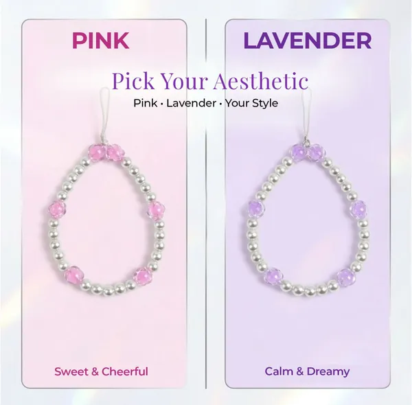 Lavender_And_Pink_Pearl_Beads,_Flower_Acrylic_Beads_Teardrop_Ornament_For_Women