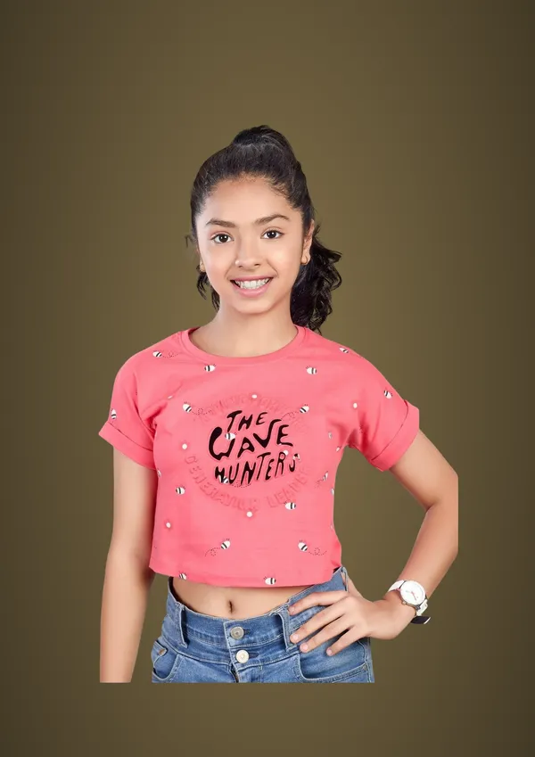Girls_Pink_Graphic_T-Shirt_-_'The_Cave_Hunters'_Print_With_Embellishments