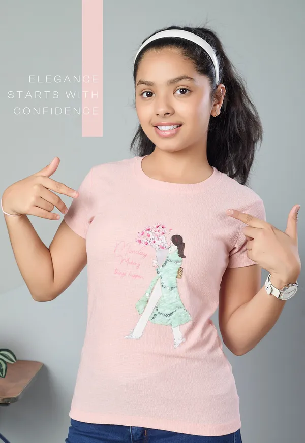 Women'S_Casual_Pink_Graphic_Print_T-Shirt