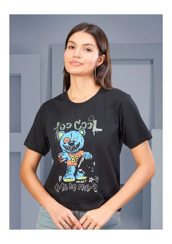 Too_Cool_Graphic_Print_Black_T-Shirt