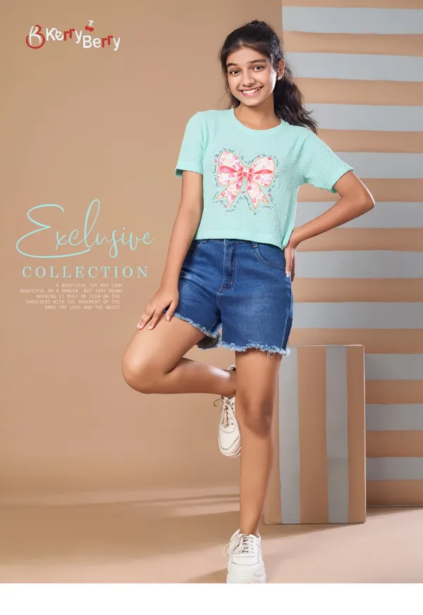 Girls_Mint_Green_Bow_Print_T-Shirt
