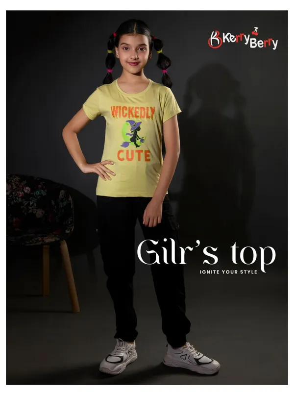 Wickedly_Cute_Girls'_Graphic_T-Shirt_-_Yellow