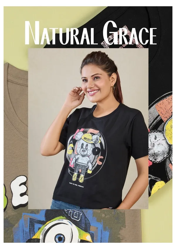 Natural_Grace_Quirky_Dog_Graphic_Print_Black_T-Shirt_For_Women
