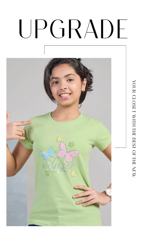 Girls_Green_Butterfly_Print_T-Shirt