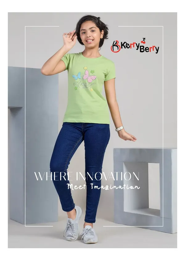 Girls_Green_Butterfly_Print_T-Shirt