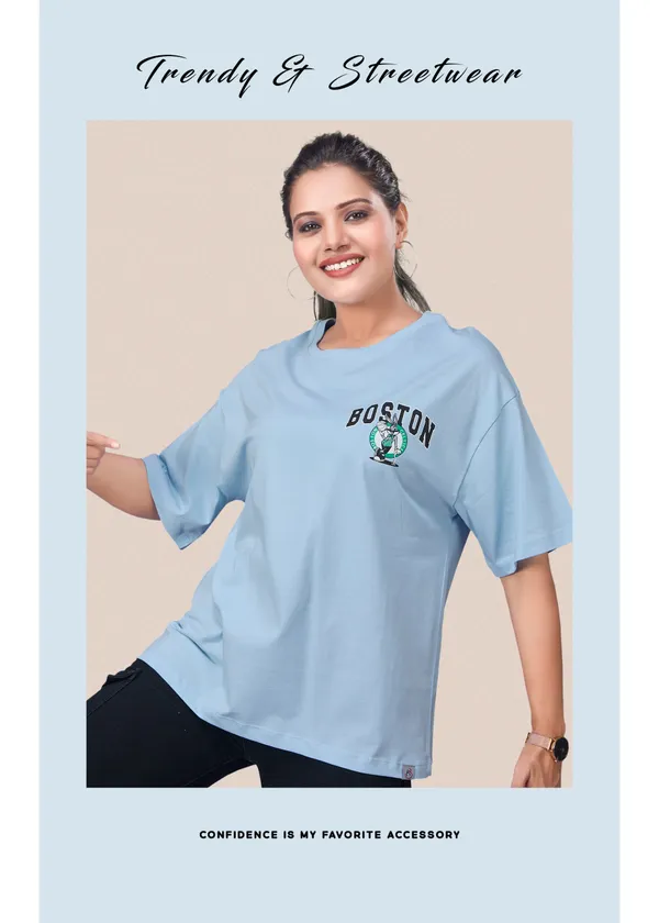 Bronberry_Women'S_Casual_Co-Ord_Set_-_Light_Blue_Top_&_Black_Pants