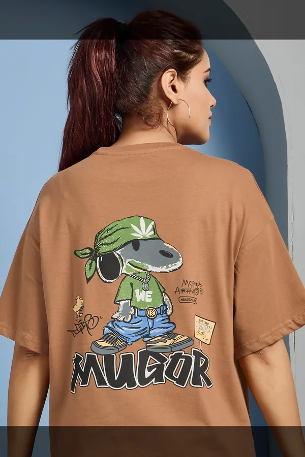 Oversized_Brown_Graphic_T-Shirt_With_'Mugor'_Cartoon_Print