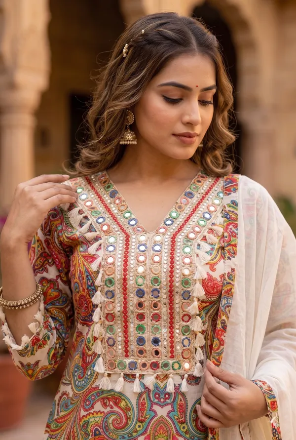 Multi-Color_Yoke_Embroidered_Ethnic_Farshi_Salwar_Set_with_Dupatta_for_Women_&_Girls.