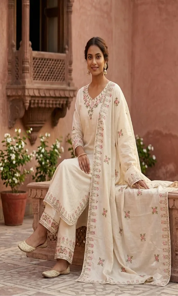 Off-White_Floral_Embroided_Set_with_Dupatta_for_Women_&_Girls.