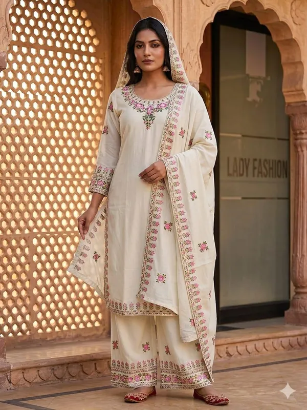 Off-White_Floral_Embroided_Set_with_Dupatta_for_Women_&_Girls.