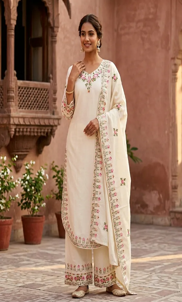 Off-White_Floral_Embroided_Set_with_Dupatta_for_Women_&_Girls.