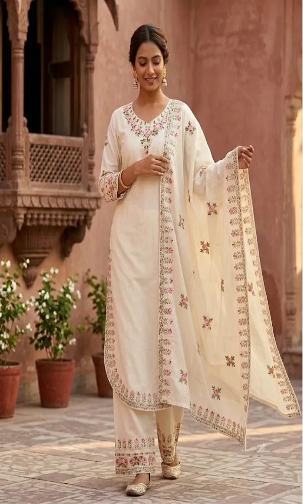 Off-White_Floral_Embroided_Set_with_Dupatta_for_Women_&_Girls.